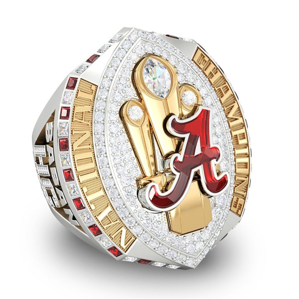 Alabama Crimson Tide 2020 21 Championship Ring